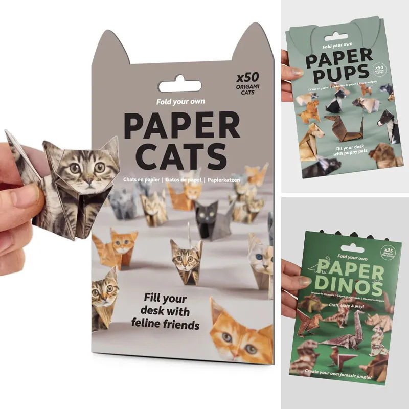 Dinosaur And Craft - Set Creativo di Carta per Origami