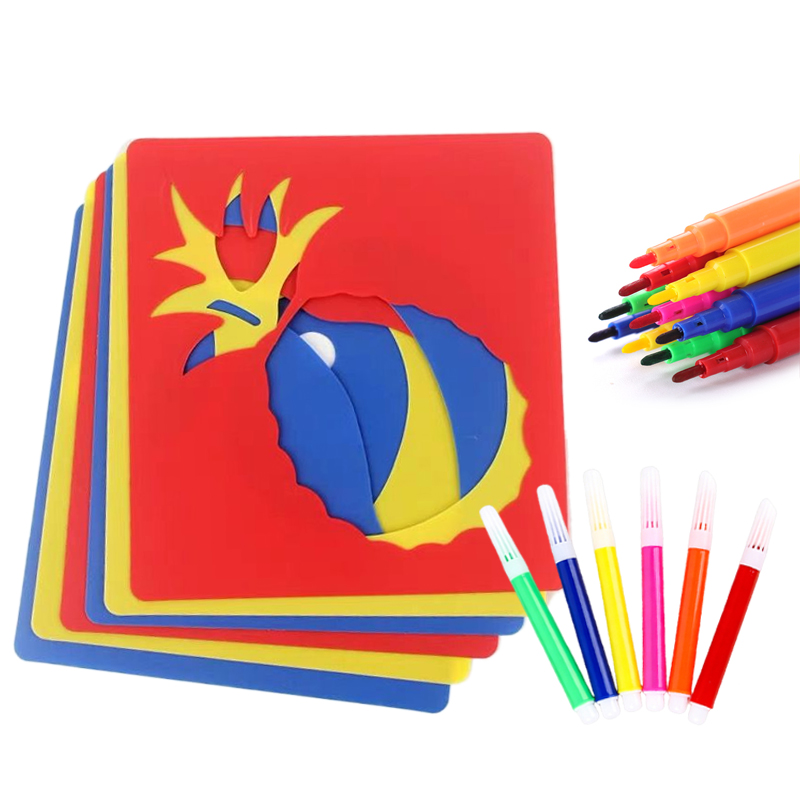 Art Craft Materials - 10/20 Pezzi Stencil per Disegno e