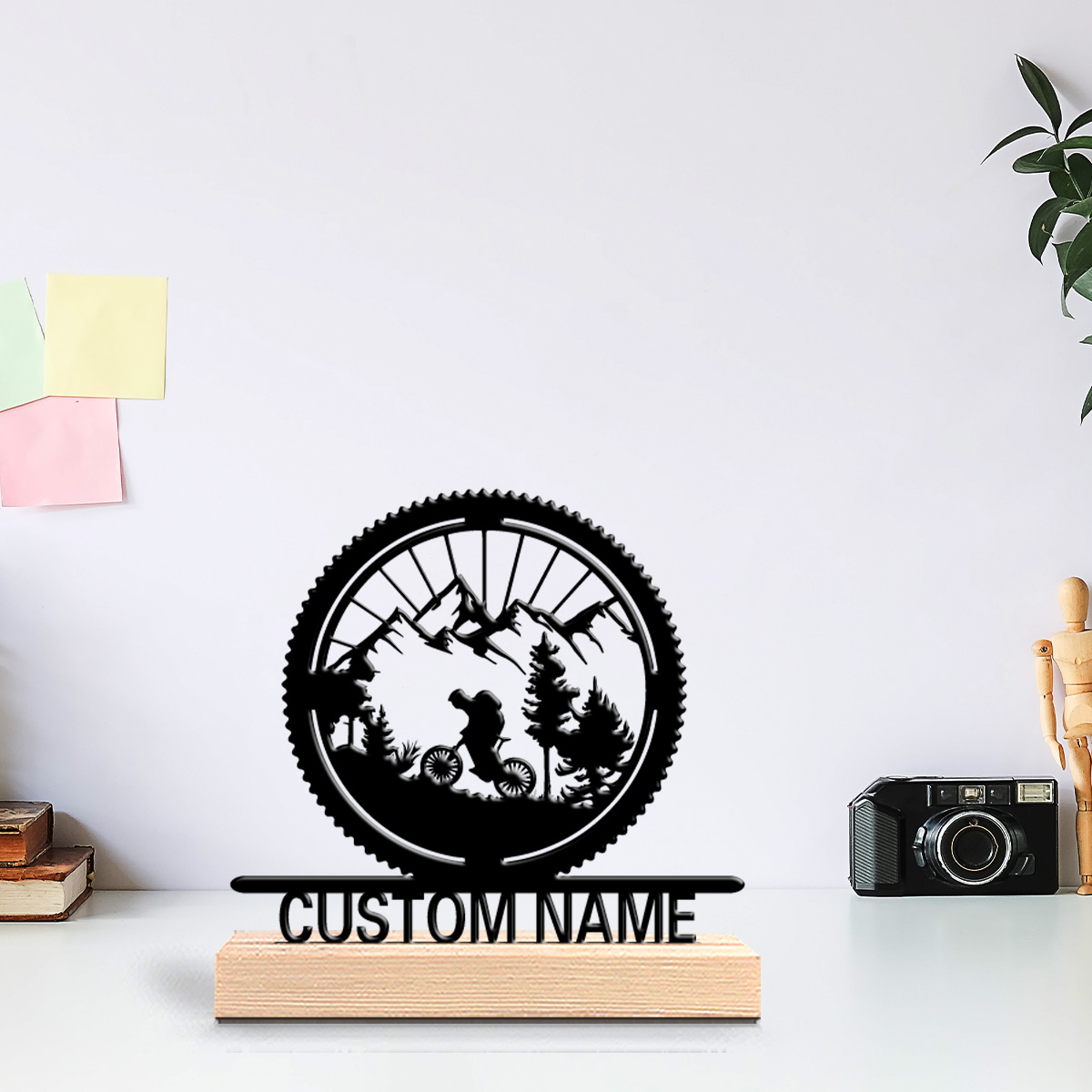 Art Craft Names - 1 statuetta creativa in metallo personalizzata