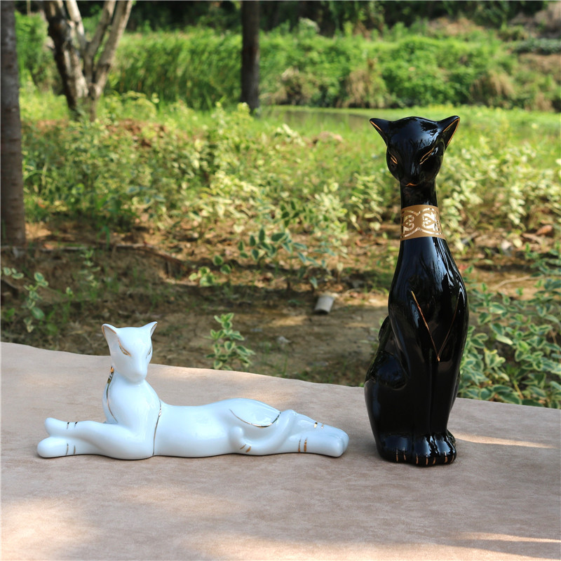 Art Craft Cat - Scultura astratta del gatto Bastet della