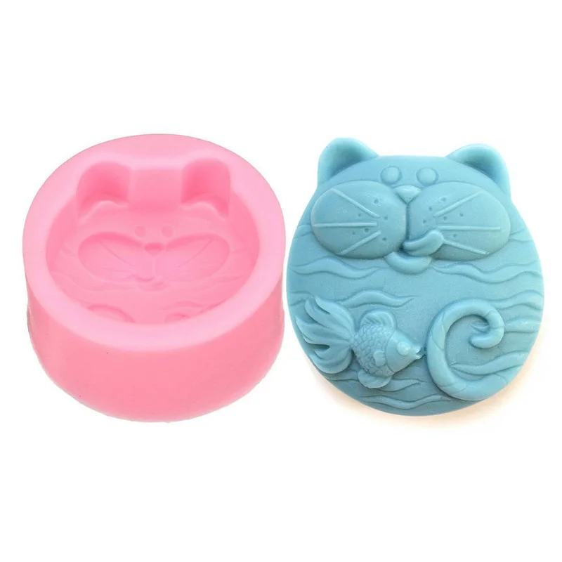 Art Craft Cat - 1PC stampo in silicone antiaderente sapone