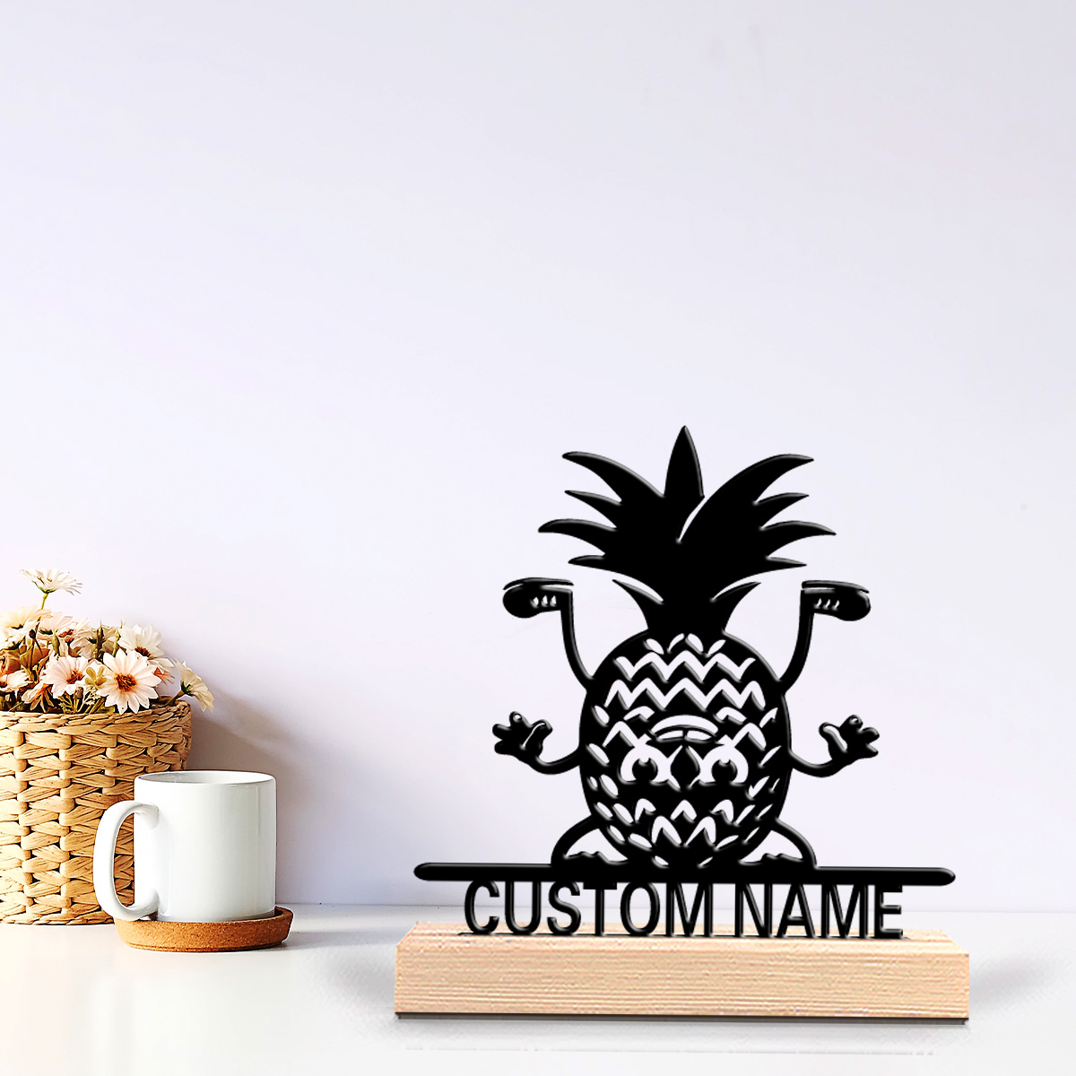 Art Craft Names - Statuetta in Metallo a Forma di
