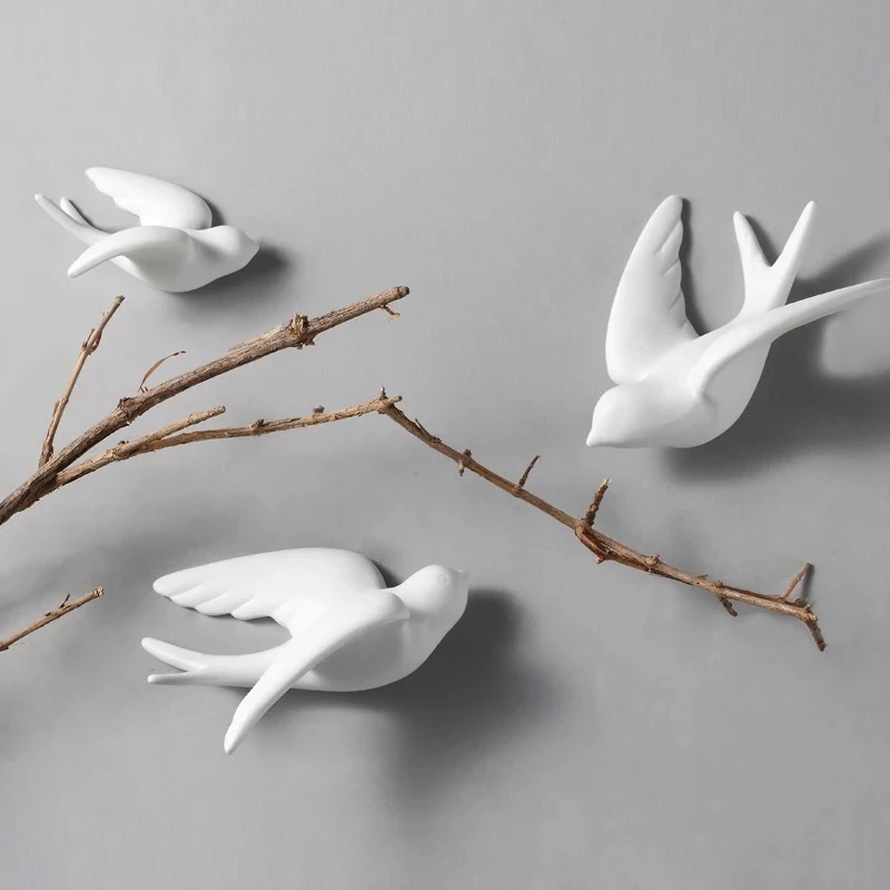 Tv Art And Craft - Uccelli in ceramica creativi appesi a