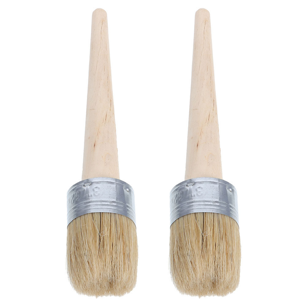 Art Craft Furniture - Set di 2 pennelli rotondi da