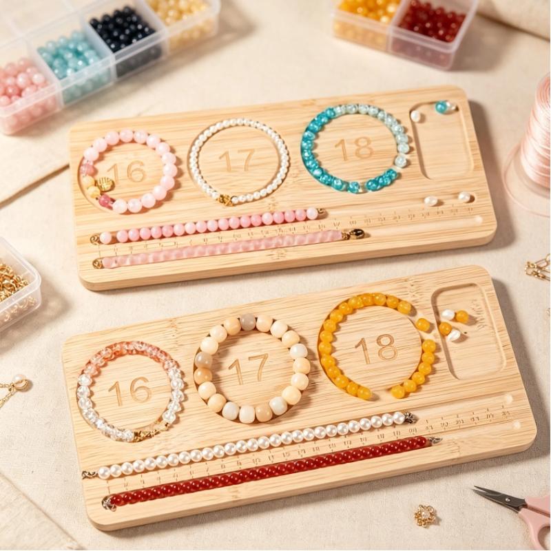 Art Craft Board - Vassoio in Legno per Perline, Strumento