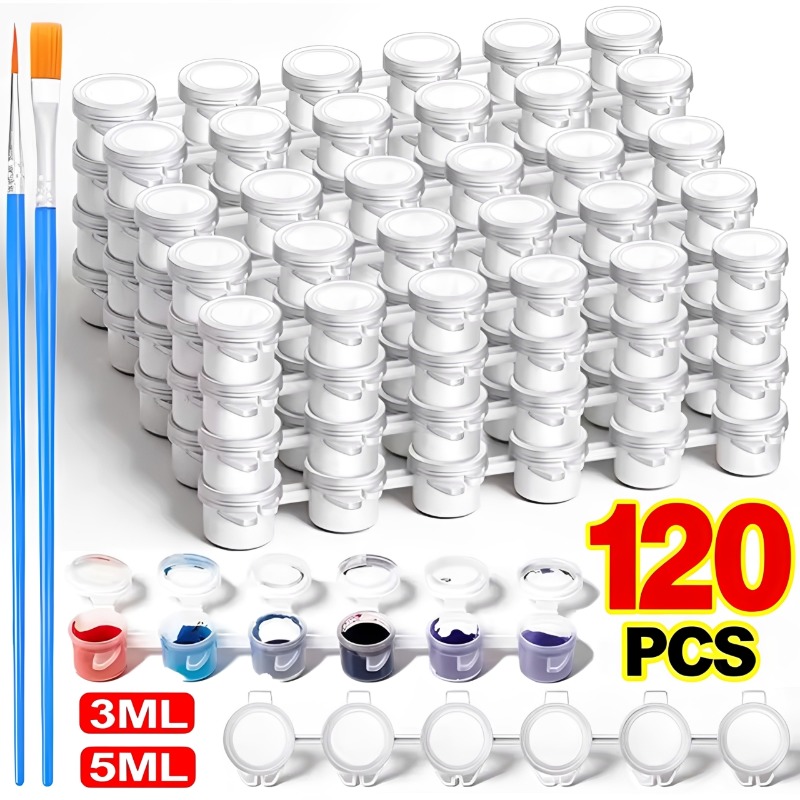 Art Craft Shop - Contenitori Vuoti per Pittura da 3/5ml