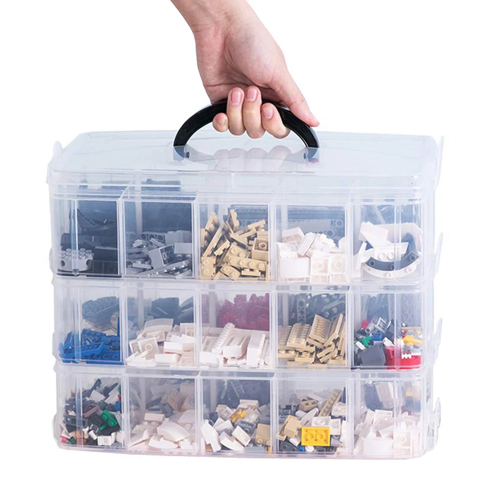 Eco Art Craft - Contenitore di Stoccaggio a 3 Livelli