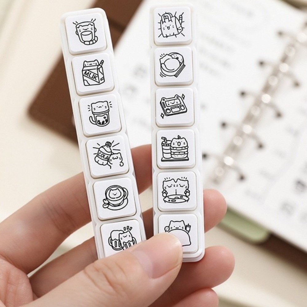 Art Craft Board - Set di 6 Timbri con Design