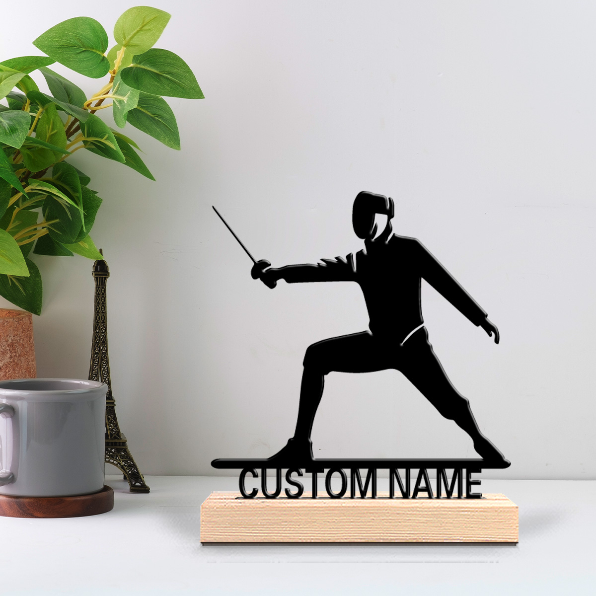Art Craft Names - 1 pezzo di statua in metallo