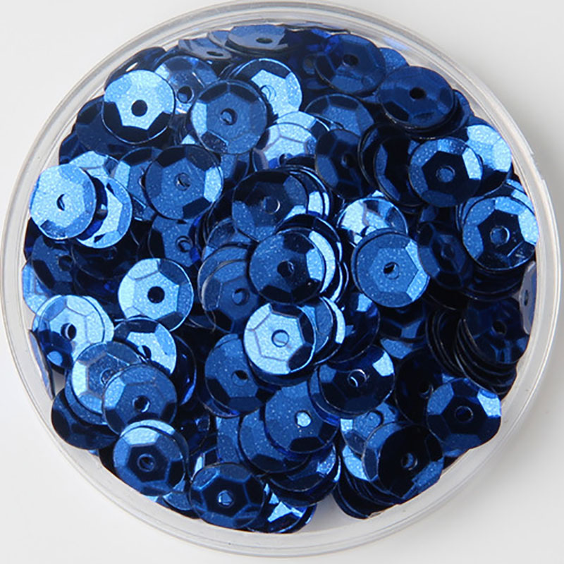 Eco Art Craft - Paillettes 3/4/5/6/8/10mm/PVC Concavo Rotondo Paillettes Sciolti