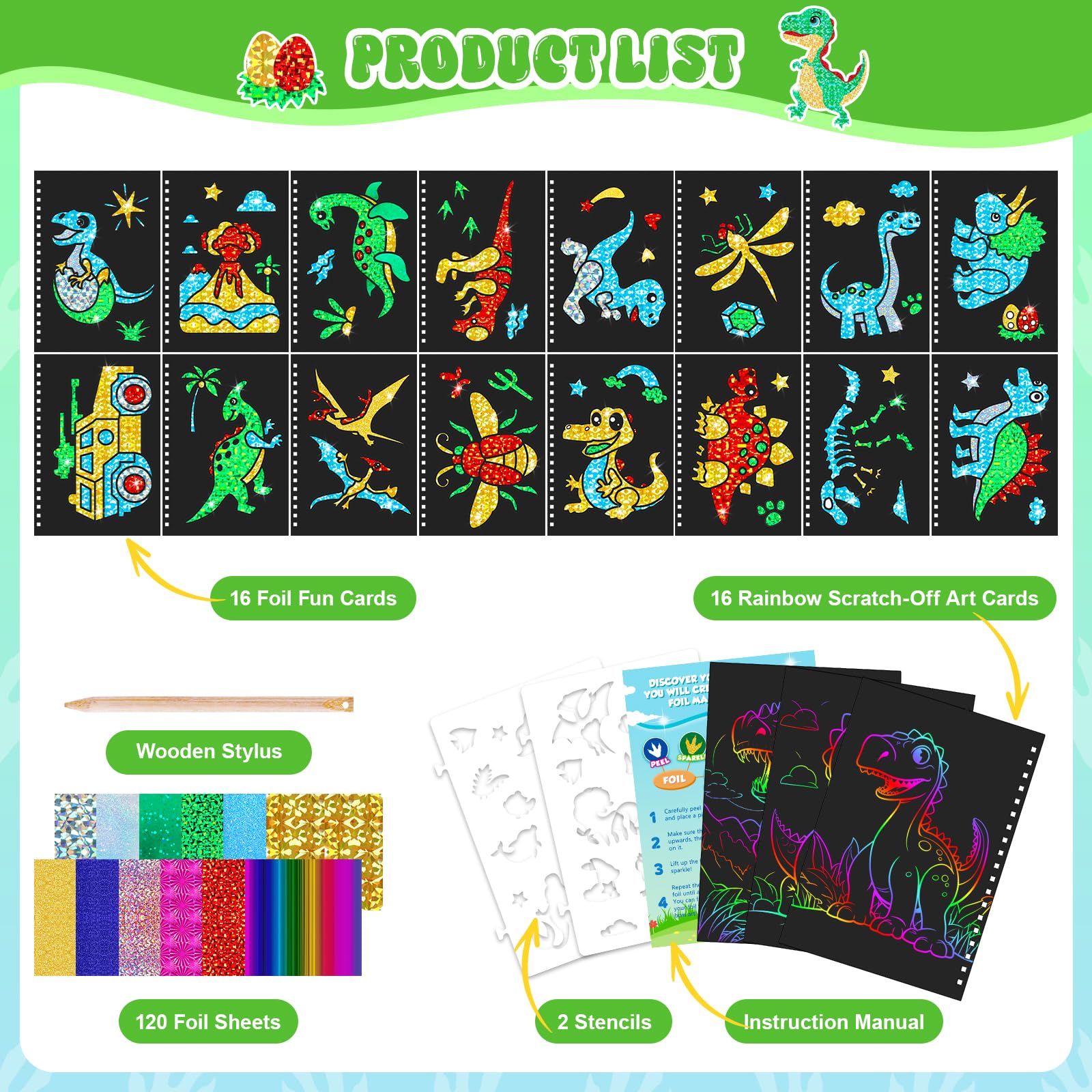 Libro da grattare con dinosaur - Dinosaur And Craft recensione e prezzo