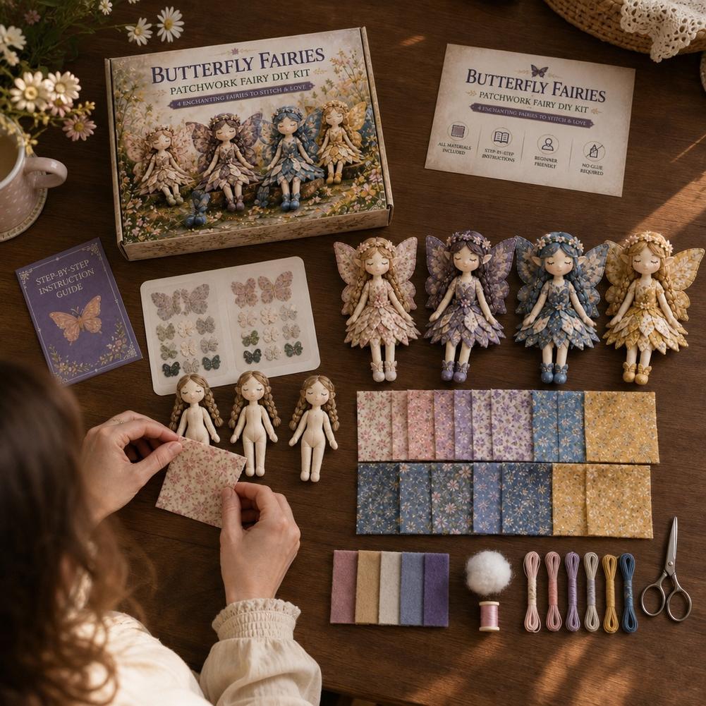 Kit per Cucire Patchwork Fata  - Art Craft And Cloth recensione e prezzo
