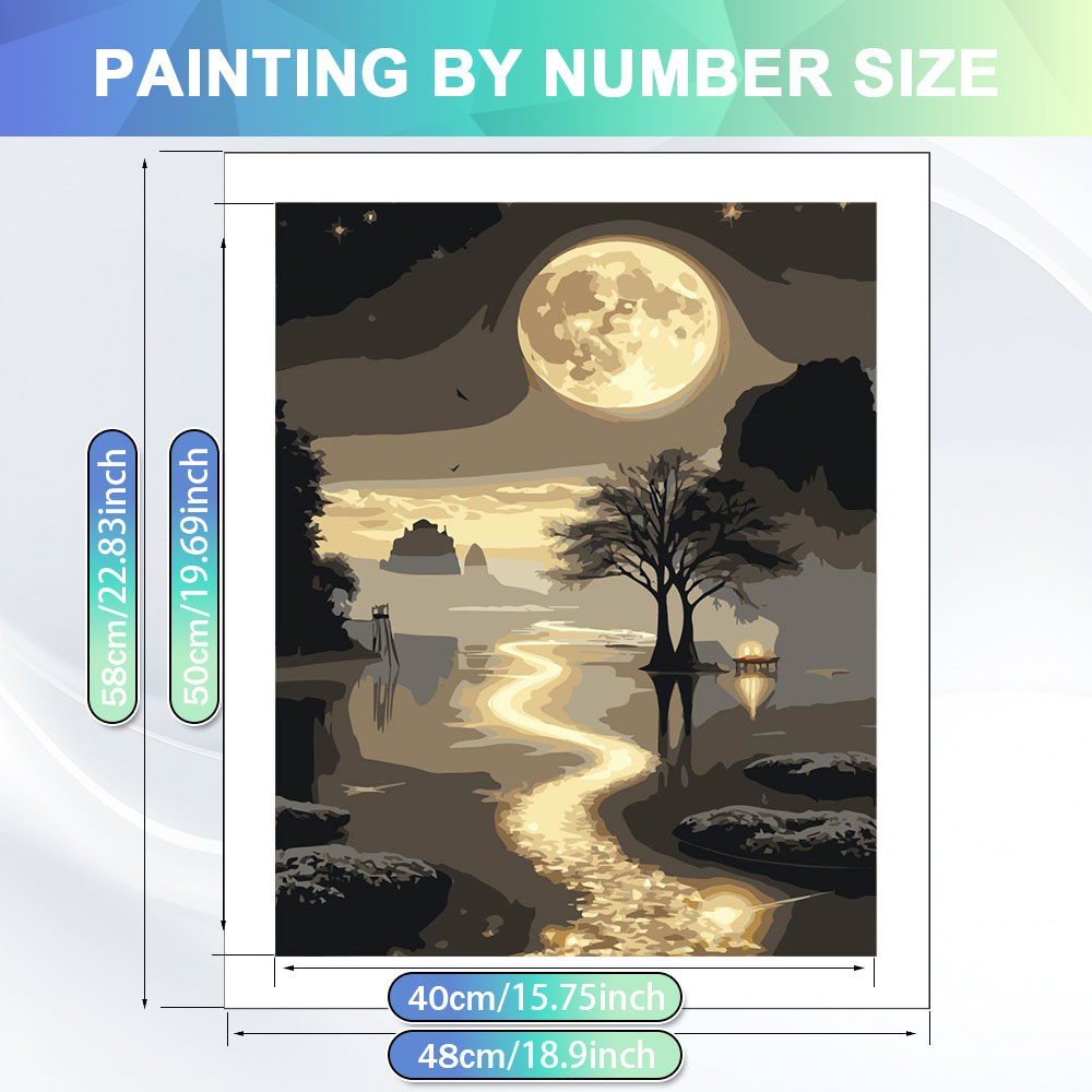 HUACAN Pittura a Numeri per Ad - Art Craft Night recensione e prezzo