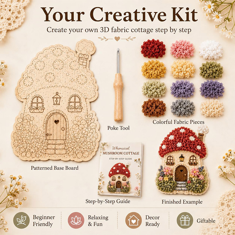Kit Fai-da-Te Casa dei Funghi  - Art Craft Kit recensione e prezzo