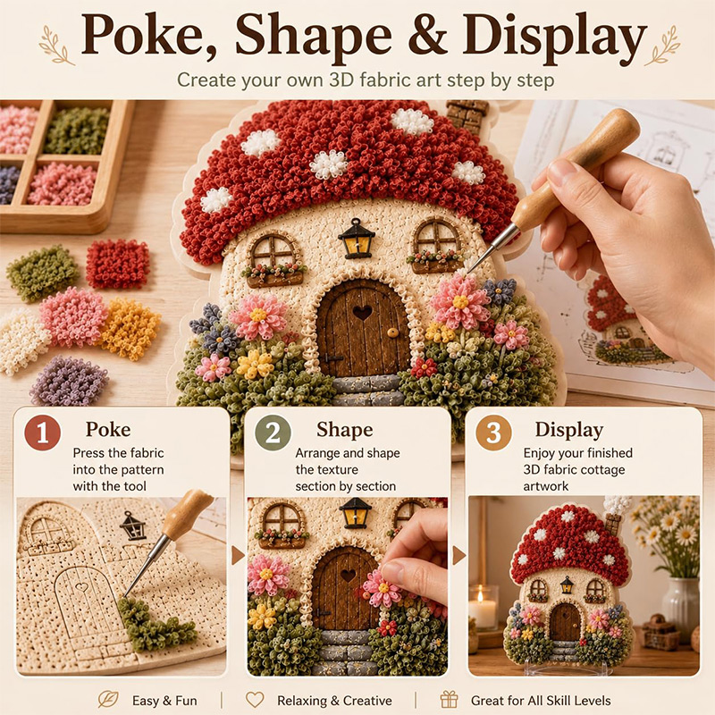 Kit Fai-da-Te Casa dei Funghi  - Art Craft Kit recensione e prezzo