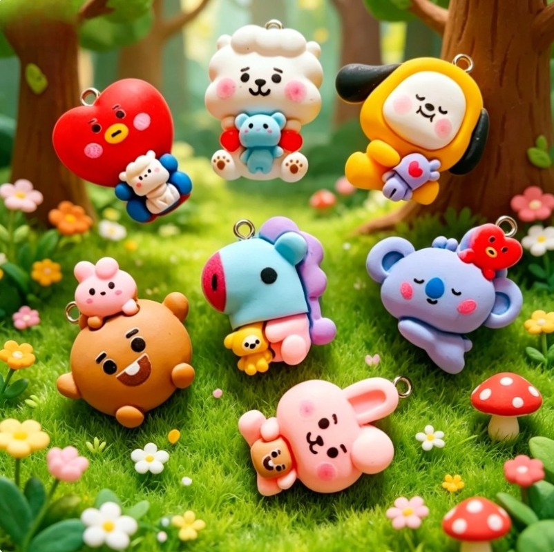 7 pezzi di ciondoli in resina  - Art Craft Materials recensione e prezzo
