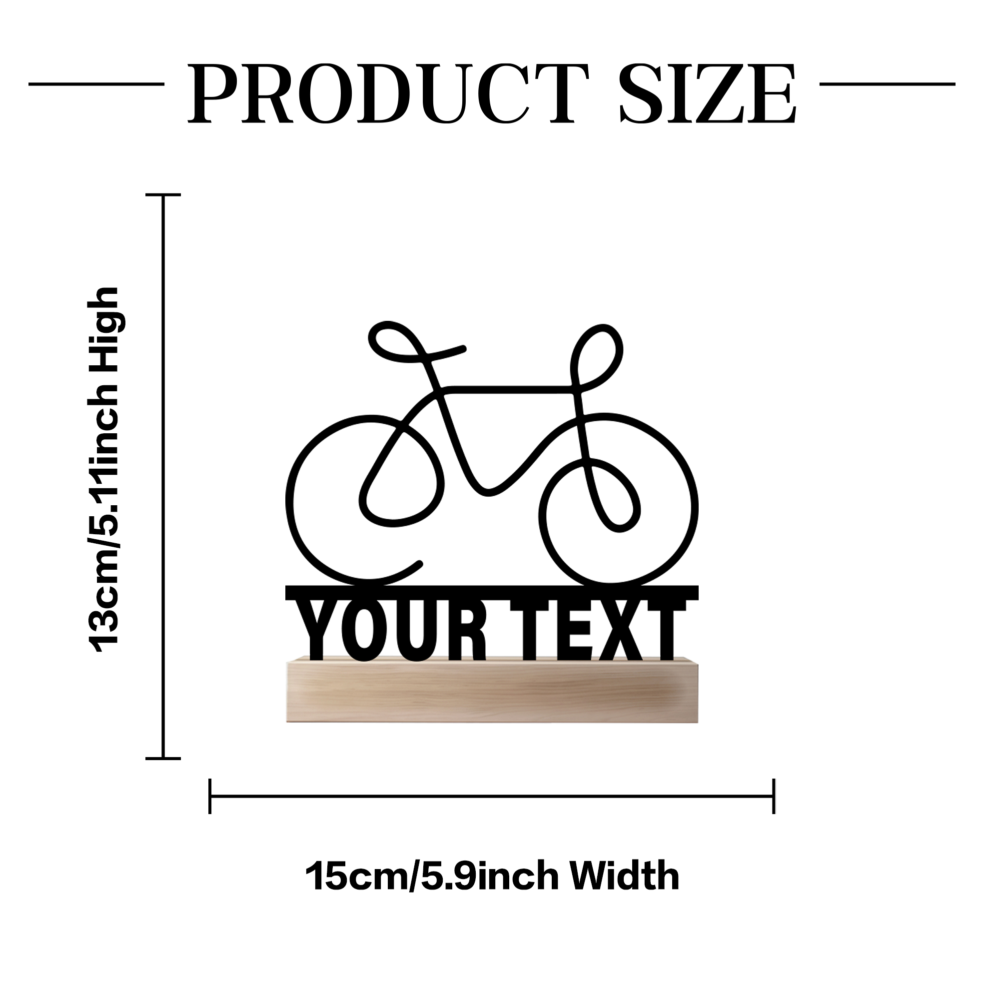1pc Semplice bici da biciclett - Art Craft Names recensione e prezzo