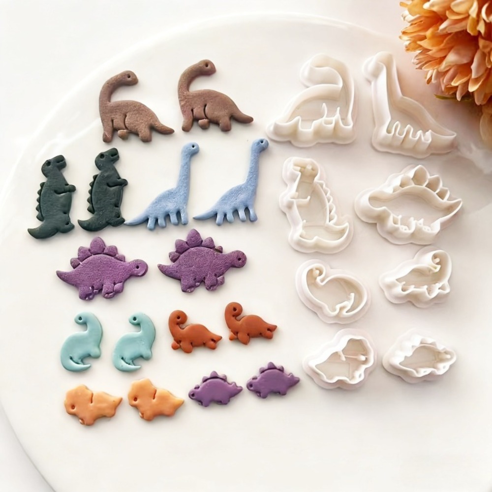 Set di 8 Formine per Argilla a - Dinosaur And Craft recensione e prezzo