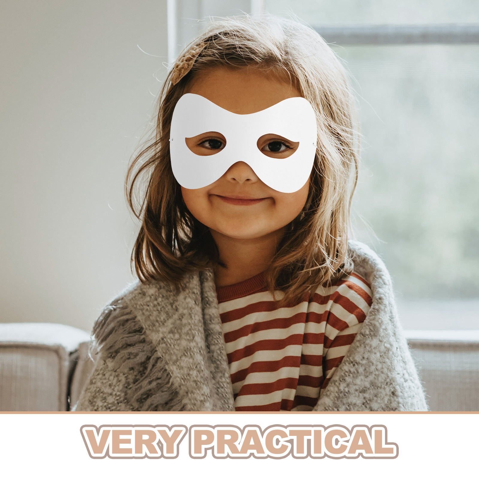 40 maschere di carta bianca, s - Art Craft Event recensione e prezzo
