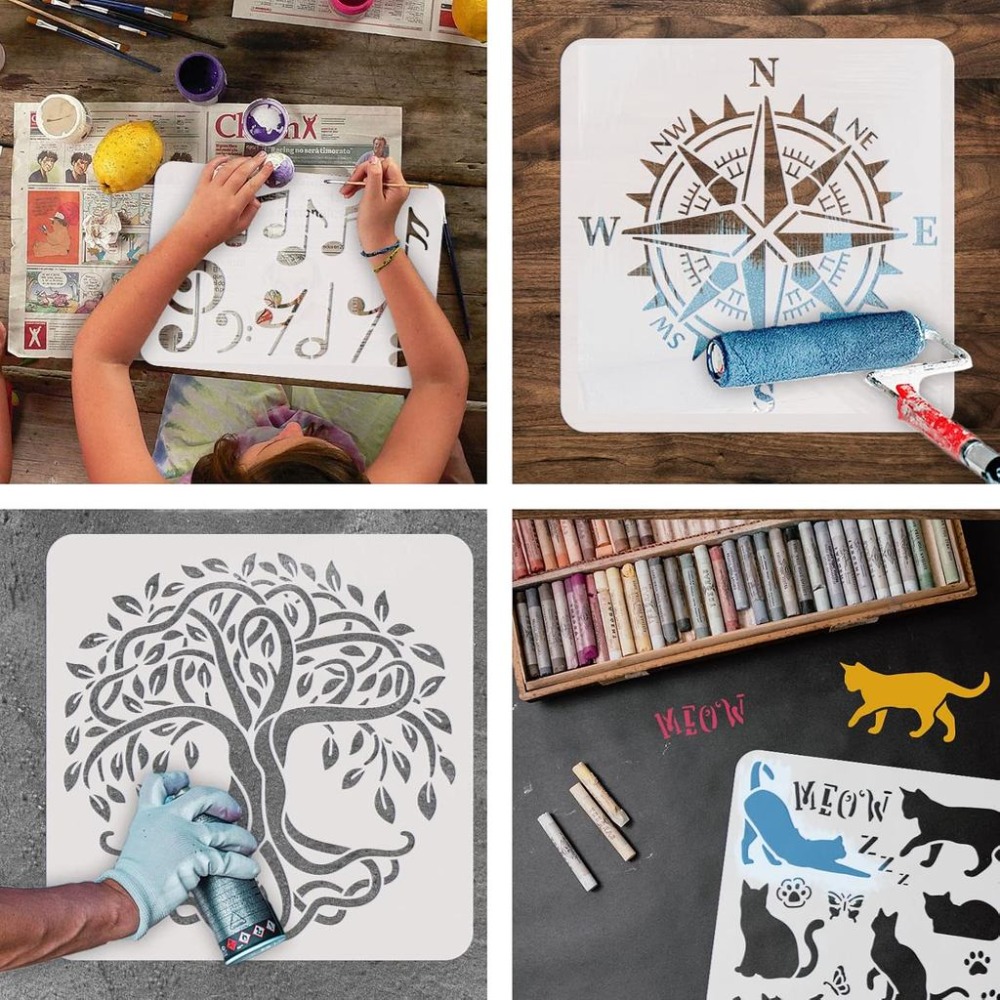 12 Stencil di Dinosauri 7,9x7, - Dinosaur And Craft recensione e prezzo