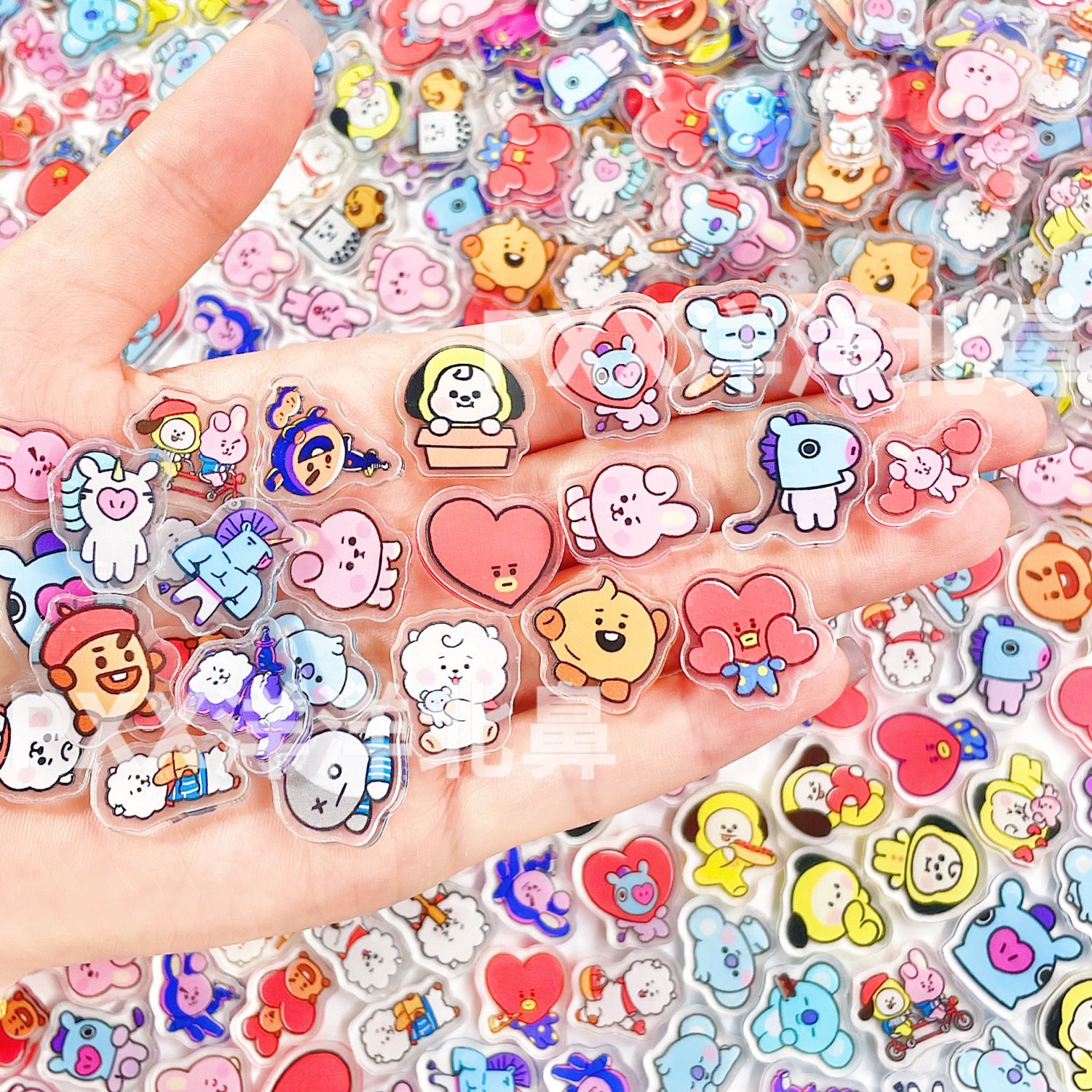 100 pezzi BT21 BTS in acrilico - Art Craft Materials recensione e prezzo