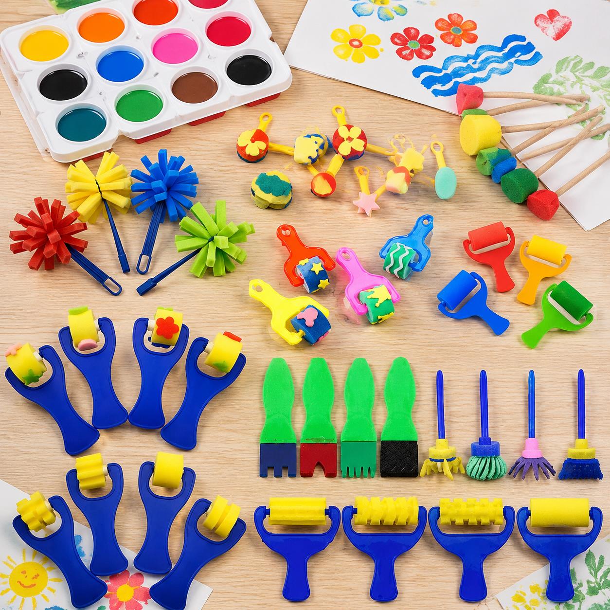 Set di spugne e pennelli per p - Art Craft Workshop recensione e prezzo